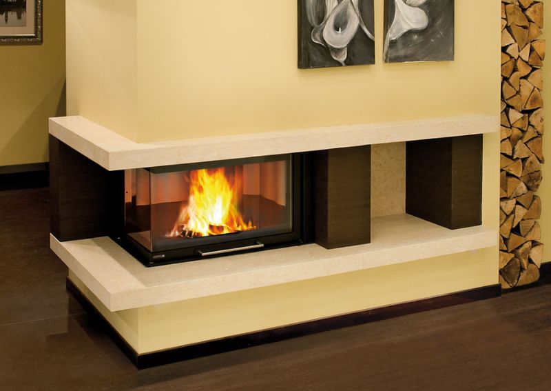 Italian Wood Burning Fireplace